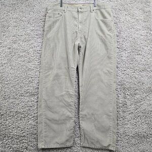 Levi's 559‎ Mens Gray Corduroy Pants Size 38x30 (fits 37x28) Relaxed